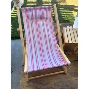Badger Basket: Two Doll Beach‎ Chair Set with Table